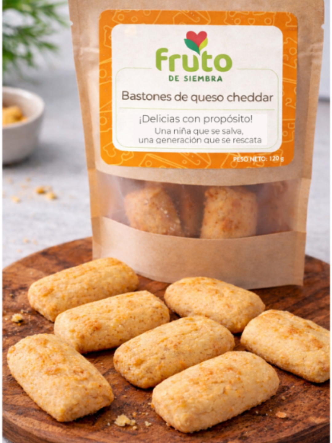 Bastones de Queso Cheddar